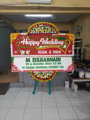 Papan Bunga di Jiworejo Jiken